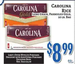 Trade Fair Supermarket CAROLINA RICE offer
