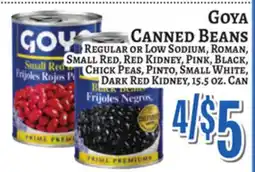 Trade Fair Supermarket GOYA CANNED BEANS offer