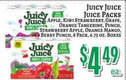 Trade Fair Supermarket JUICY JUICE JUICE PACKS offer