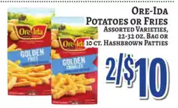 Trade Fair Supermarket Ore-Ida POTATOES OR FRIES offer