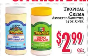 Trade Fair Supermarket TROPICAL Crema offer