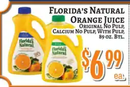 Trade Fair Supermarket FLORIDA'S NATURAL ORANGE JUICE offer