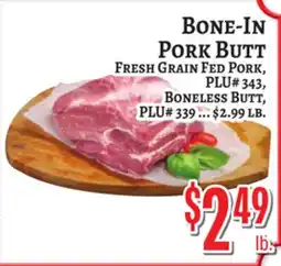 Trade Fair Supermarket BONE-IN PORK BUTT offer