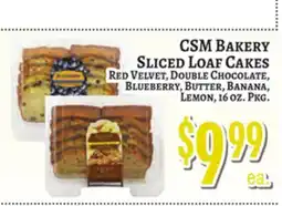 Trade Fair Supermarket CSM BAKERY Sliced Loaf Cakes offer