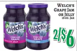 Trade Fair Supermarket WELCH'S GRAPE JAM OR JELLY offer