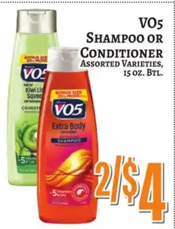 Trade Fair Supermarket VO5 SHAMPOO OR CONDITIONER offer