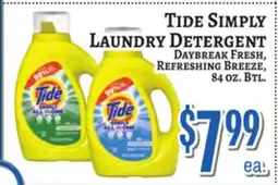 Trade Fair Supermarket TIDE SIMPLY LAUNDRY DETERGENT offer