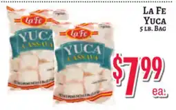 Trade Fair Supermarket LA FE YUCA offer