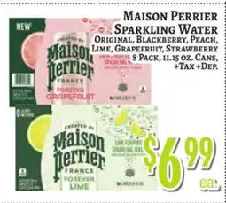 Trade Fair Supermarket MAISON PERRIER SPARKLING WATER offer