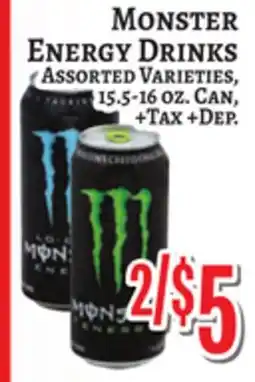 Trade Fair Supermarket MONSTER ENERGY DRINKS offer