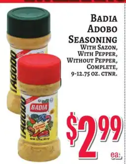 Trade Fair Supermarket BADIA Adobo Seasoning offer