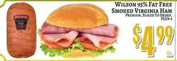 Trade Fair Supermarket WILSON 95% FAT FREE SMOKED VIRGINIA HAM offer