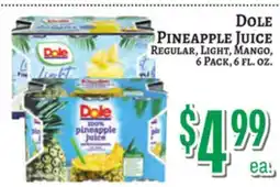 Trade Fair Supermarket Dole PINEAPPLE JUICE offer