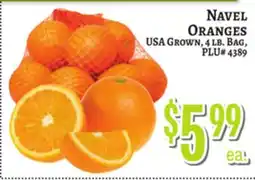 Trade Fair Supermarket NAVEL Oranges offer