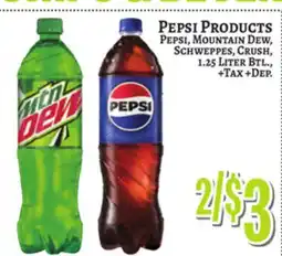 Trade Fair Supermarket PEPSI PRODUCTS offer
