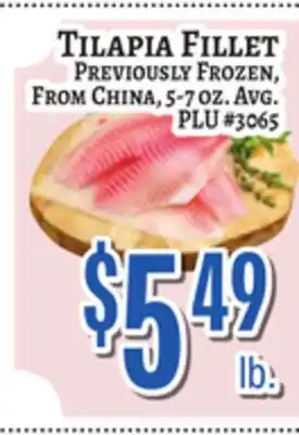 Trade Fair Supermarket TILAPIA FILLET offer