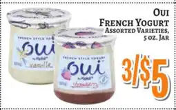 Trade Fair Supermarket OUI FRENCH YOGURT offer