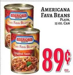 Trade Fair Supermarket AMERICANA FAVA BEANS offer