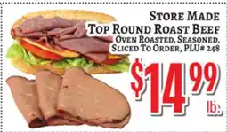 Trade Fair Supermarket STORE MADE TOP ROUND ROAST BEEF offer