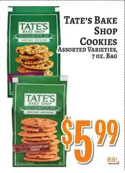Trade Fair Supermarket Tate's Bake Shop Cookies offer