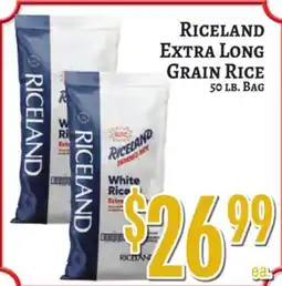 Trade Fair Supermarket RICELAND EXTRA LONG GRAIN RICE offer