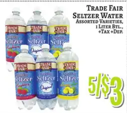 Trade Fair Supermarket TRADE FAIR SELTZER WATER offer