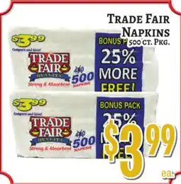 Trade Fair Supermarket TRADE FAIR NAPKINS offer