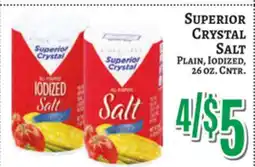 Trade Fair Supermarket SUPERIOR CRYSTAL SALT offer