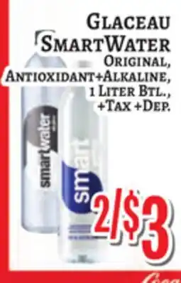 Trade Fair Supermarket GLACEAU SMARTWATER offer