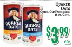 Trade Fair Supermarket QUAKER OATS offer