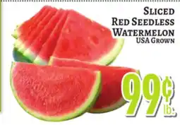 Trade Fair Supermarket SLICED RED SEEDLESS WATERMELON offer