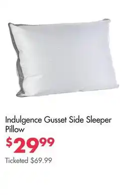 Boscov's Indulgence Gusset Side Sleeper Pillow offer