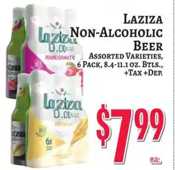 Trade Fair Supermarket LAZIZA NON-ALCOHOLIC BEER offer