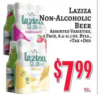 Trade Fair Supermarket LAZIZA NON-ALCOHOLIC BEER offer