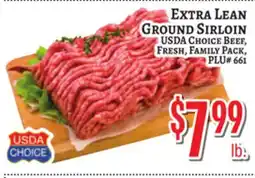 Trade Fair Supermarket EXTRA LEAN GROUND SIRLOIN offer
