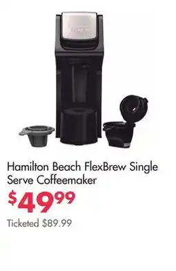 Boscov's Hamilton Beach FlexBrew Single Serve Coffeemaker offer