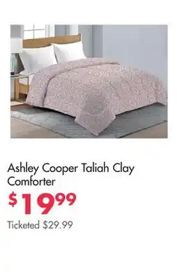 Boscov's Ashley Cooper Taliah Clay Comforter offer