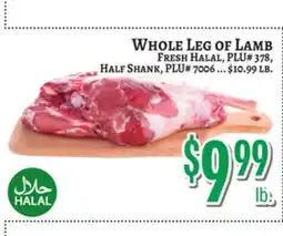 Trade Fair Supermarket WHOLE LEG OF LAMB offer