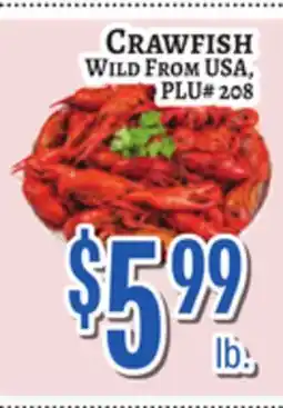 Trade Fair Supermarket CRAWFISH offer