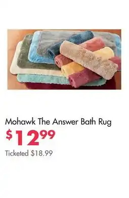 Boscov's Mohawk The Answer Bath Rug offer
