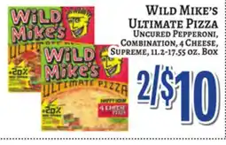 Trade Fair Supermarket WILD MIKE'S ULTIMATE PIZZA offer