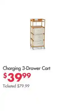 Boscov's Charging 3-Drawer Cart offer