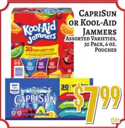 Trade Fair Supermarket CAPRISUN OR KOOL-AID JAMMERS offer