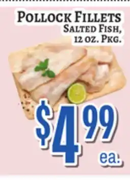 Trade Fair Supermarket POLLOCK FILLETS offer