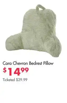 Boscov's Cora Chevron Bedrest Pillow offer