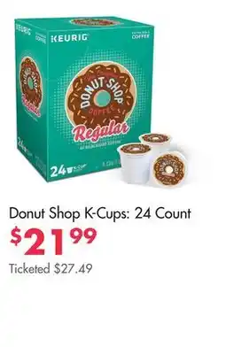 Boscov's Donut Shop K-Cups: 24 Count offer