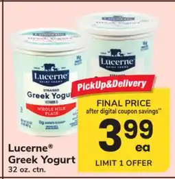 ACME Lucerne Greek Yogurt offer
