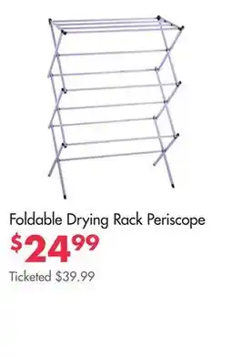 Boscov's Foldable Drying Rack Periscope offer