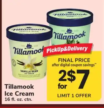 ACME Tillamook Ice Cream offer