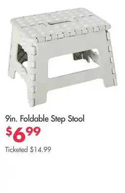 Boscov's 9in. Foldable Step Stool offer